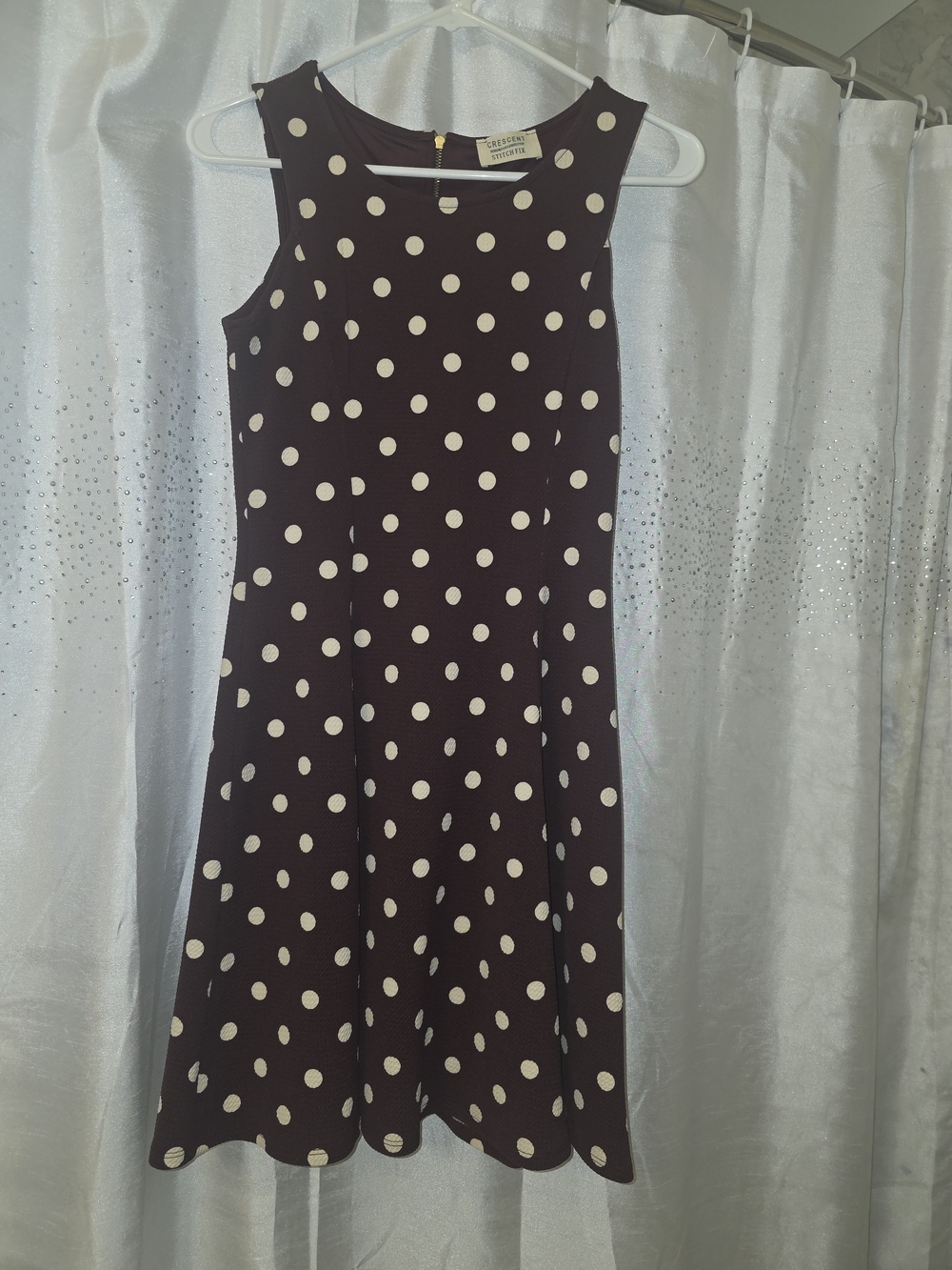 CRESCENT Matoon Polka Dot Sleeveless Dress